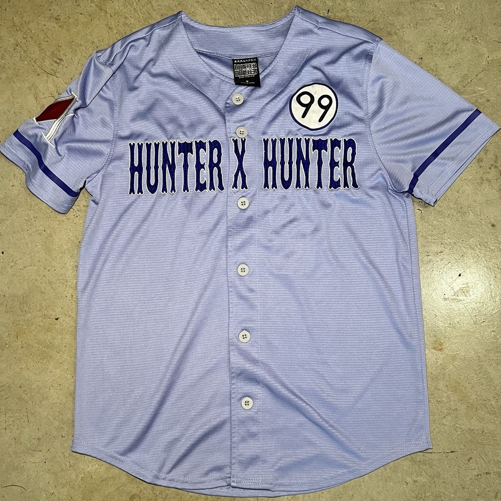 Hunter x Hunter Killua 99 Baseball Jersey Medium Purple Anime BoxLunch Exclusive